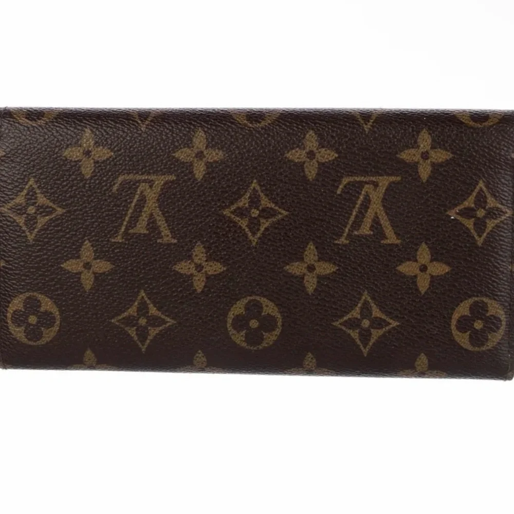 Louis Vuitton Monogram Continental Wallet in Brown with Red Snap - Picture 2 of 2